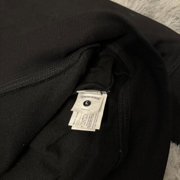 Chrome Hearts Black Triple Cross Zip Up Hoodie Mens Medium or Large - Picture 4 of 4